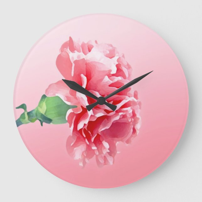 Grande Horloge Ronde Carnation rose (Recto)