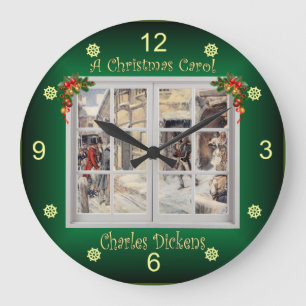 Grande Horloge Ronde Carol de Noël ~ Charles Dickens ~