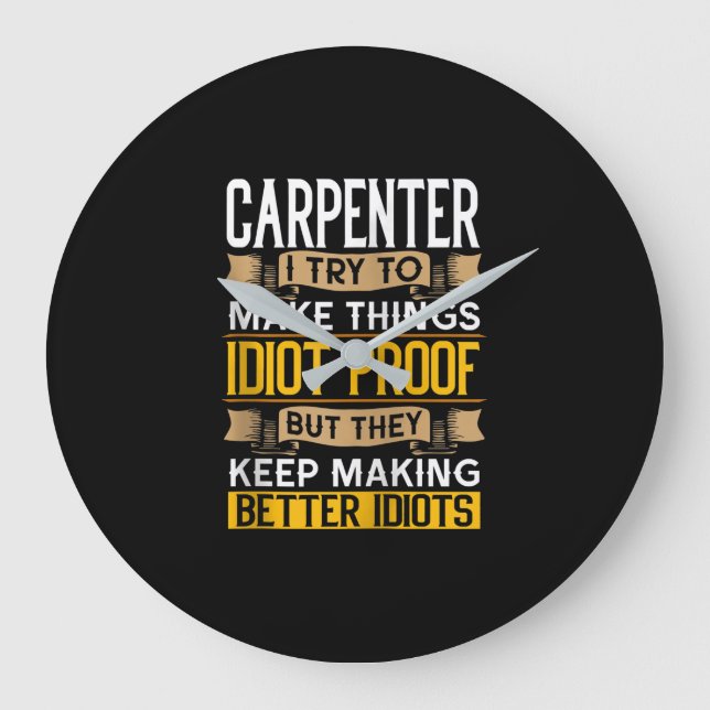 Grande Horloge Ronde Carpenter Sarcastic (Recto)