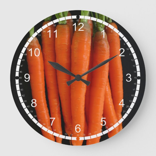 Grande Horloge Ronde Carrots frais (Recto)