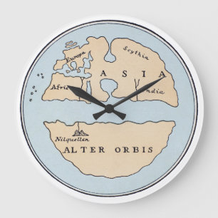 Grande Horloge Ronde CARTE du MONDE, 1er siècle