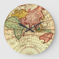 Carte du monde antique Style design d'art Vintage