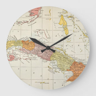 Grande Horloge Ronde CARTE : Le CUBA, 1900
