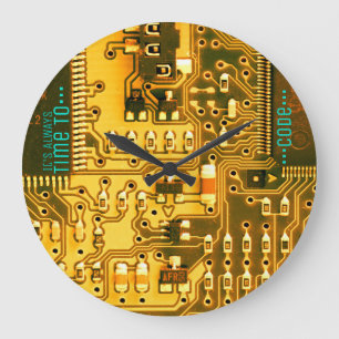 Grande Horloge Ronde Carte PCB électronique fraîche de circuit imprimé