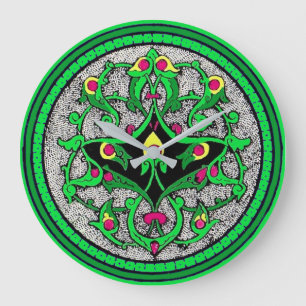 Grande Horloge Ronde Cartouche celtique