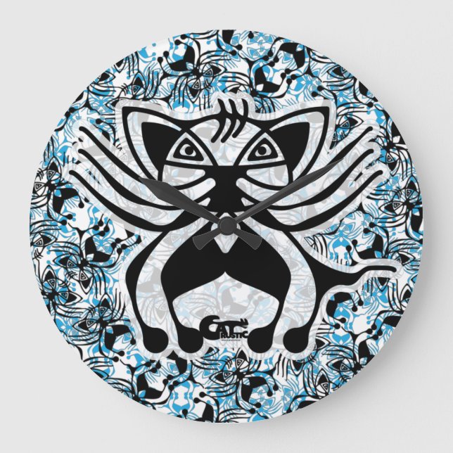 Grande Horloge Ronde CAT RUSTIC / GATO RUSTICO By Masanser (Recto)