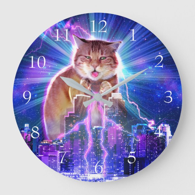 Grande Horloge Ronde Catzilla (Recto)