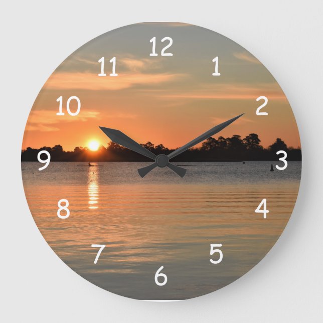 Grande Horloge Ronde Caught in the Sunset Clock (Recto)