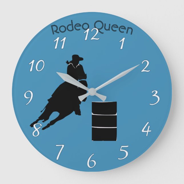 Grande Horloge Ronde Cavalier de barils  (Recto)