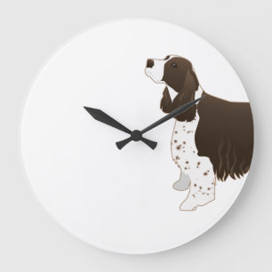 Grande Horloge Ronde Cavalier espagnol Dog Basic Breed Silhouette Brown
