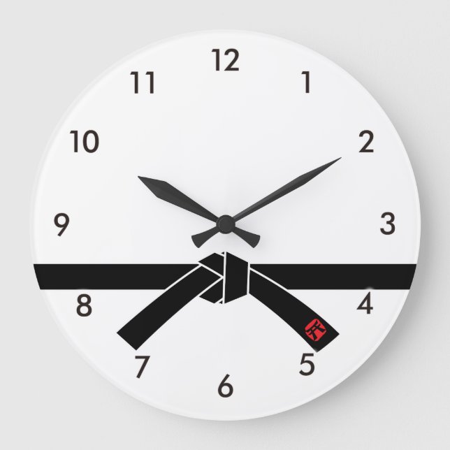 Grande Horloge Ronde Ceinture noire, Arts martiaux 黒 帯, 武 道 (Recto)