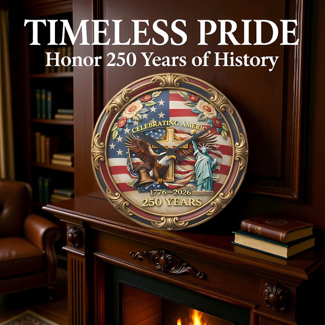 Grande Horloge Ronde Celebrating America 250 Years (Créateur téléchargé)