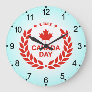 Grande Horloge Ronde Célébration de la Fête du Canada – Fête canadienne