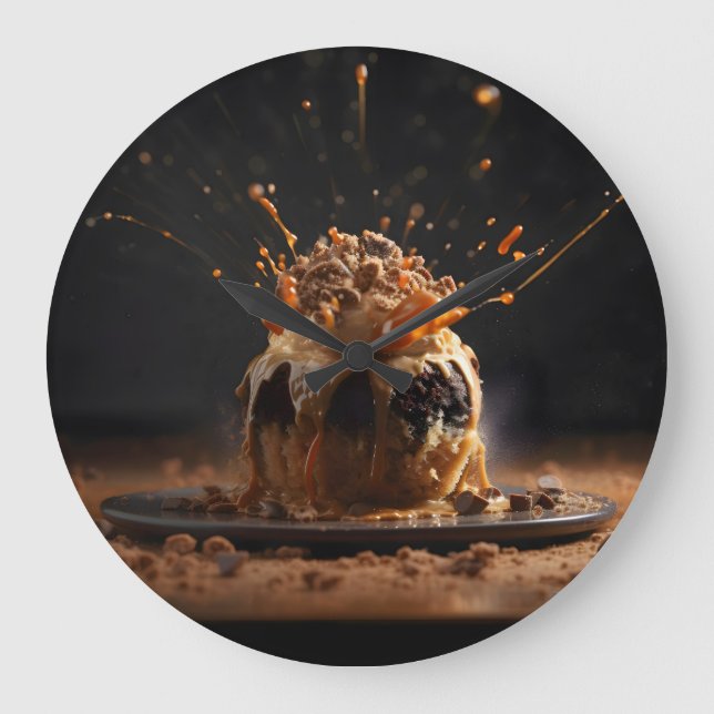 Grande Horloge Ronde Célébrer le chocolat (Recto)