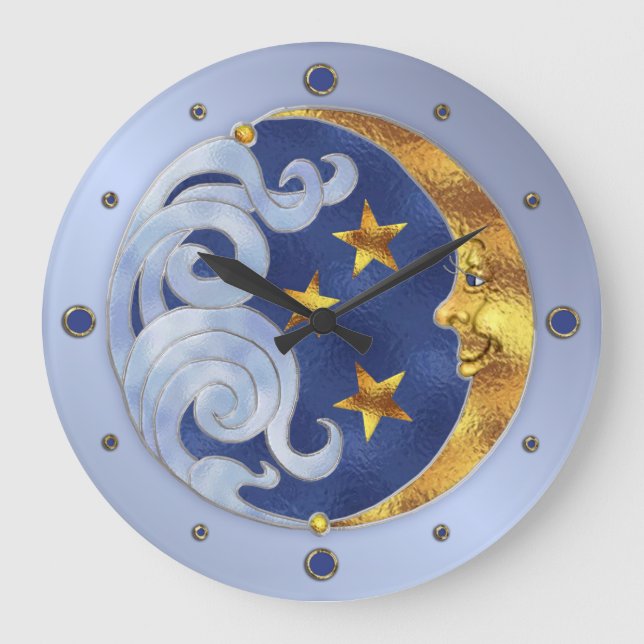 Grande Horloge Ronde Celestial Moon and Stars (Recto)