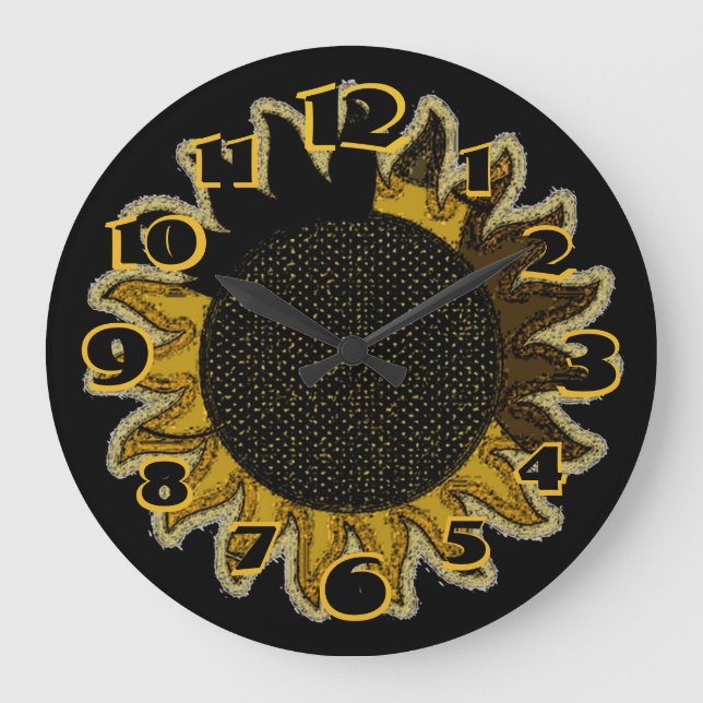 Grande Horloge Ronde Célestial Sun (Recto)