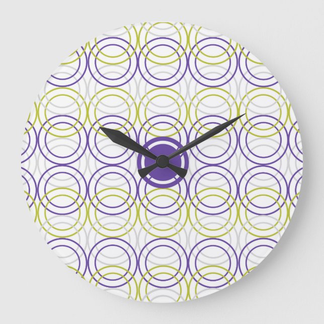 Grande Horloge Ronde Cercles vides (Recto)