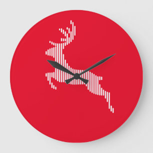 Grande Horloge Ronde cerf