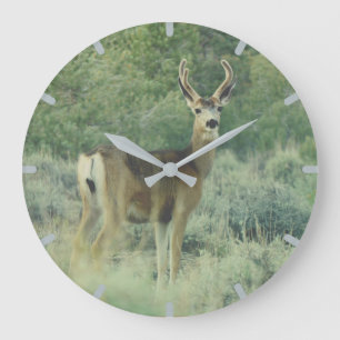 Grande Horloge Ronde Cerf