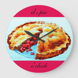 Grande Horloge Ronde c'est à la tarte de l'heure