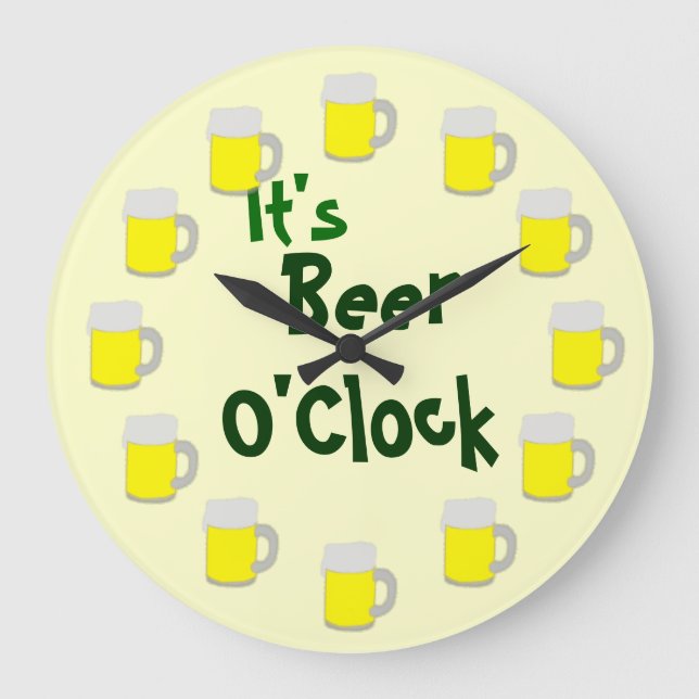 Grande Horloge Ronde C'est heure de bière (Recto)