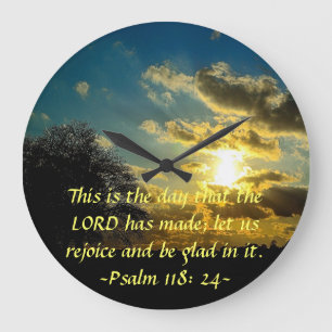 Grande Horloge Ronde C'est le jour où le Seigneur a fait l'horloge du l