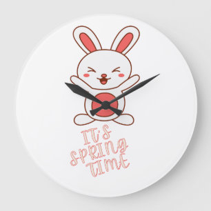 Grande Horloge Ronde C'est le printemps