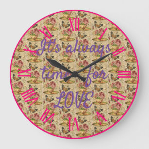 Grande Horloge Ronde C'est toujours temps d'aimer