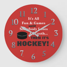 C'est tout plaisir et jeux... puis c'est le HOCKEY