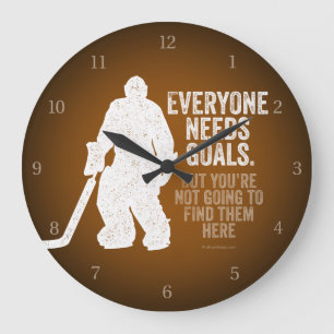 Grande Horloge Ronde Chacun a besoin de buts (l'hockey)