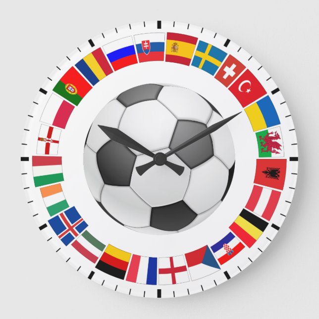 Grande Horloge Ronde Championnat d'Europe de football 2016 (Recto)