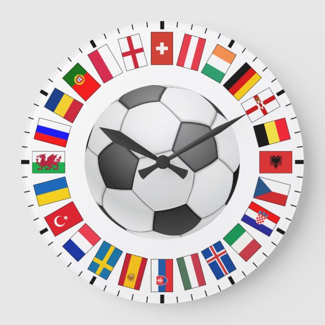 Grande Horloge Ronde Championnat d'Europe de football 2016 (Recto)