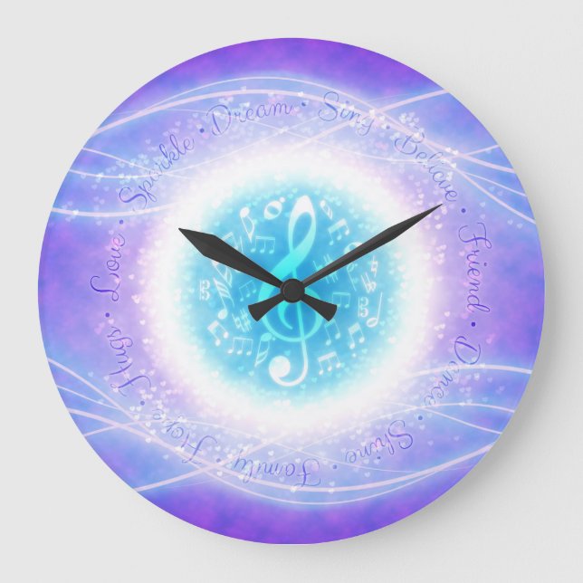 Grande Horloge Ronde Chanson de fée (Recto)