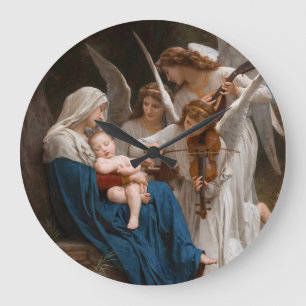 Grande Horloge Ronde Chanson des anges de William-Adolphe Bouguereau