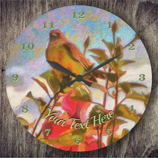 Grande Horloge Ronde Chanteur au bord de la piscine 2338 (Créateur téléchargé)