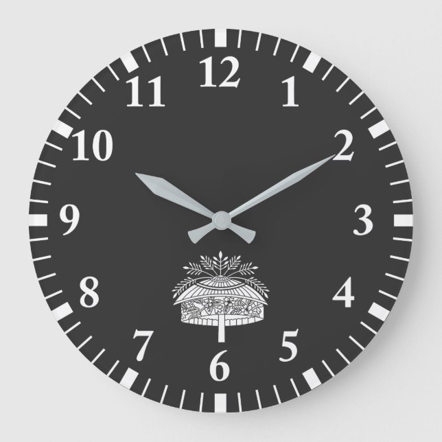 Grande Horloge Ronde Chapeau de fleurs (Recto)
