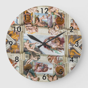 Grande Horloge Ronde Chapelle Sixtine Michelangelo - Vatican, Rome, Ita