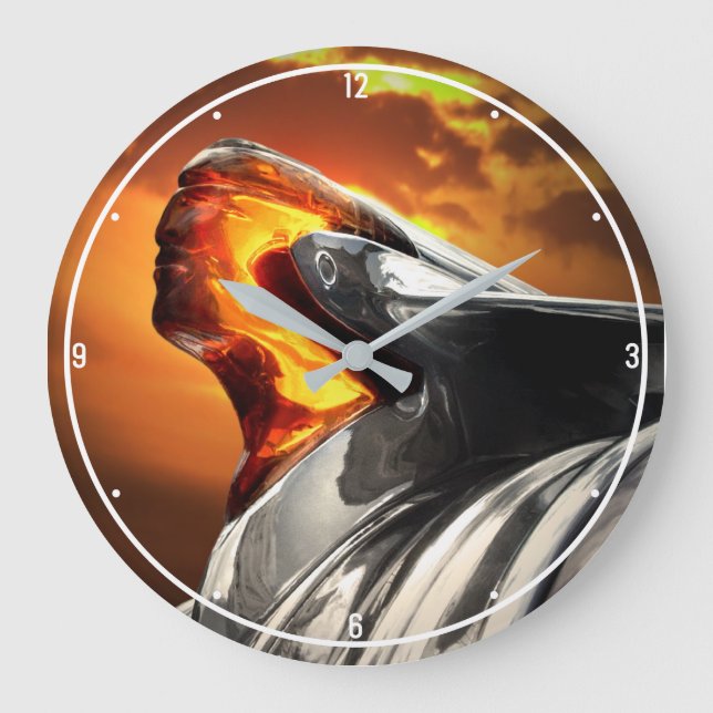 Grande Horloge Ronde Char classique en chef Pontiac (Recto)