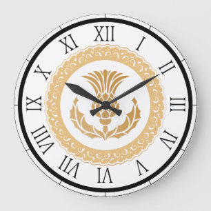 Grande Horloge Ronde Chardon écossais