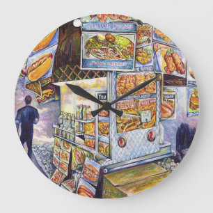 Grande Horloge Ronde Charge de travail artistique extraordinaire