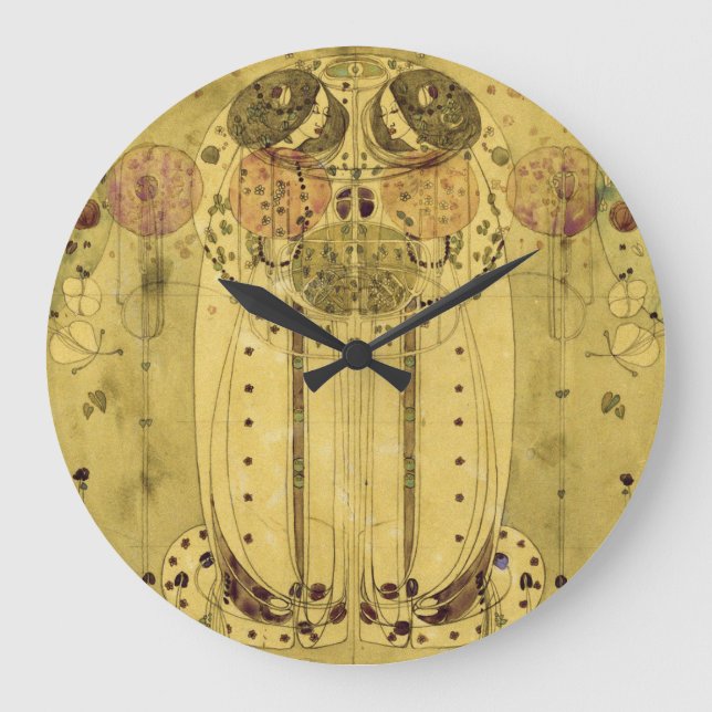 Grande Horloge Ronde Charles Rennie Mackintosh - La Wassail (Recto)