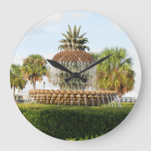 Grande Horloge Ronde Charleston SC Pineapple Fountain, Waterfront Park