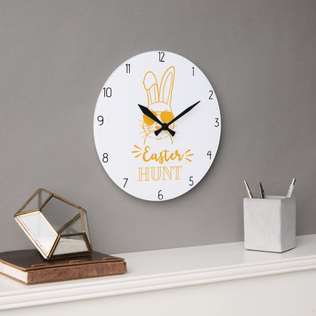 Grande Horloge Ronde chasse de pâques (Bureau)