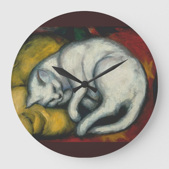 Grande Horloge Ronde Chat blanc, Franz Marc (Recto)