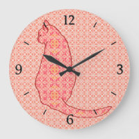 Chat japonais - Coral Orange Batik