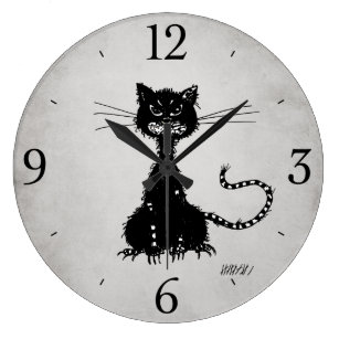 Horloges Chats Murales Zazzle Fr
