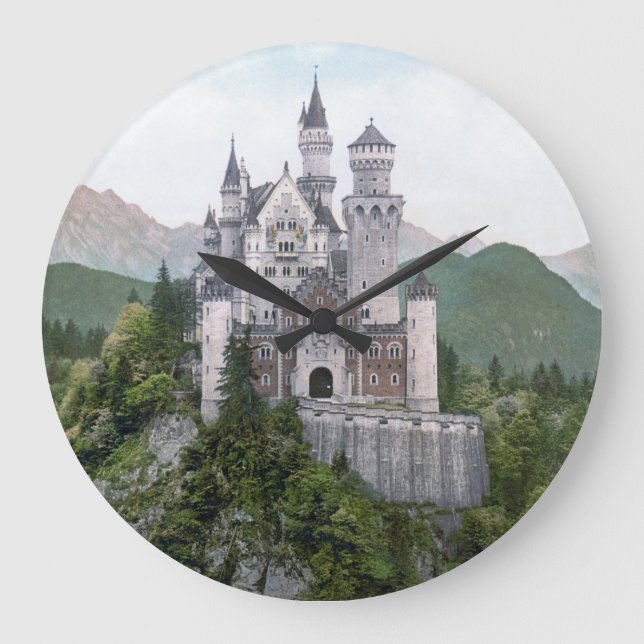 Grande Horloge Ronde Château allemand Fairytale (Recto)