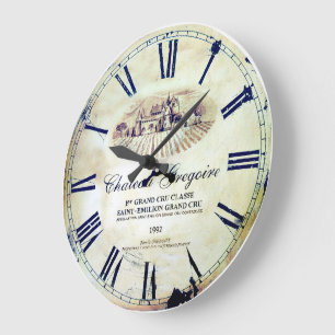 Grande Horloge Ronde Château de France Gregory.