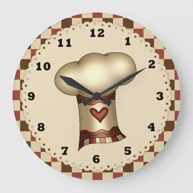 Grande Horloge Ronde Chef Casquette (Recto)
