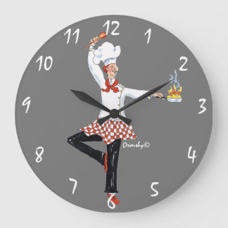 Grande Horloge Ronde Chef Clock